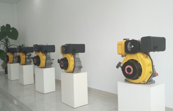 Boats / Agricultural Single Cylinder Diesel Engines Pressure Splashed Lubricating System