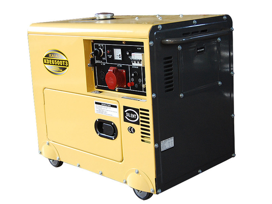 15L Fuel Tank Miniature Diesel Generator KDE6500T3 With Digital Control Panel