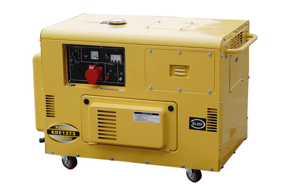 50HZ Triple Phase Small Diesel Generators For Home Backup , 10kva Silent Diesel Generator