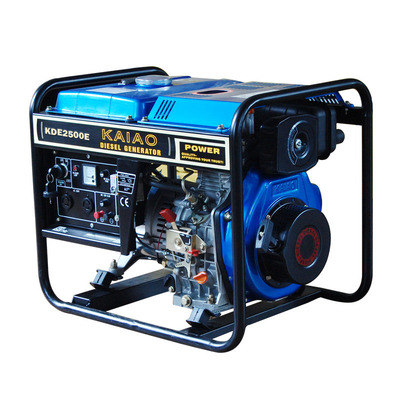 2000 وات باز کردن قاب سبک دیزل ژنراتور برق ها مدل NO.KDE2500E