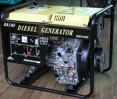 راندمان بالا در پنجره باز دیزل ژنراتور، 5KVA 60Hz قدرت دیزل ژنراتور
