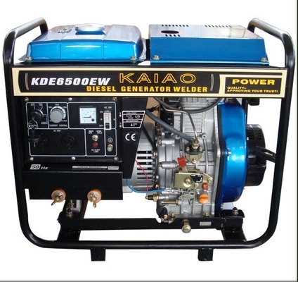 در پنجره باز دیزل ژنراتور جوشکاری 3000rmp 50HZ 200A با برق ها