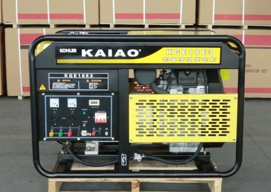 4 Stroke 18kva Triple Phase Gasoline Generator Set KGE18E3 With 2 Cylinder