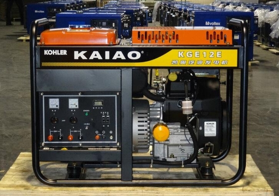 Single Phase Small Gas Powered Generator , 11KVA Gasoline Standby Generator