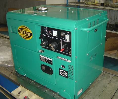 5KW Soundproof Small Diesel Generators For Home Backup , Portable Diesel Power Generator
