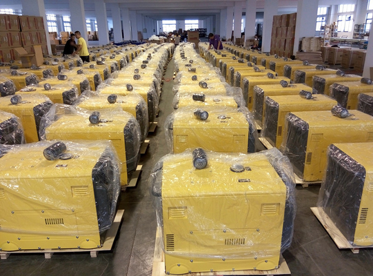 Single Phase Key Start Silent Small Diesel Generators 2KW - 10KW AC KDE6500T