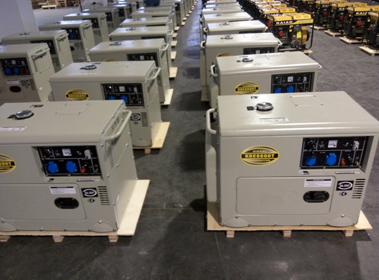 1 Phase 6000 Watt Diesel Generator , Diesel Backup Generators For Home