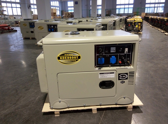 1 Phase 6000 Watt Diesel Generator , Diesel Backup Generators For Home