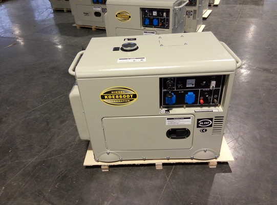 1 Phase 6000 Watt Diesel Generator , Diesel Backup Generators For Home
