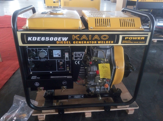 Welding Generator Set Small Diesel Generators KDE6500EW 12 Months Warranty