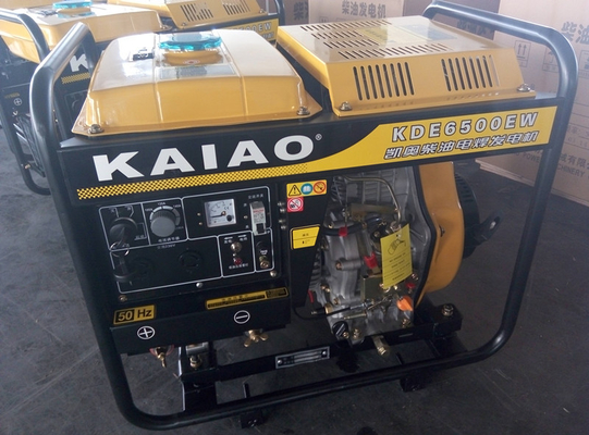 Welding Generator Set Small Diesel Generators KDE6500EW 12 Months Warranty