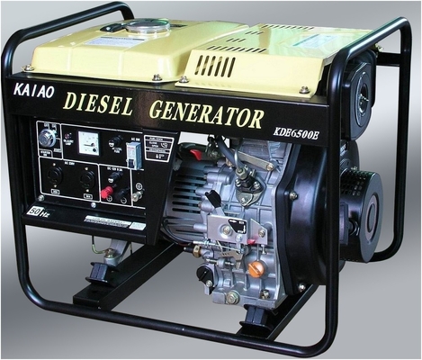 AC 5KW Single Phase Small Diesel Generators , Compact Diesel Generator
