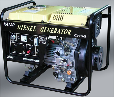 AC 5KW Single Phase Small Diesel Generators , Compact Diesel Generator
