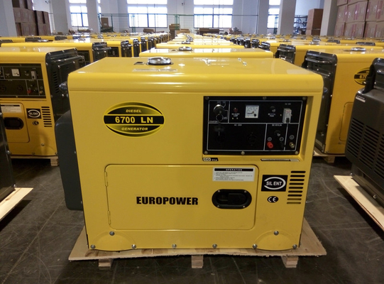 Weatherproof Soundless Silent Electric Generator Set Low Fuel Consumption