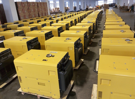Weatherproof Soundless Silent Electric Generator Set Low Fuel Consumption