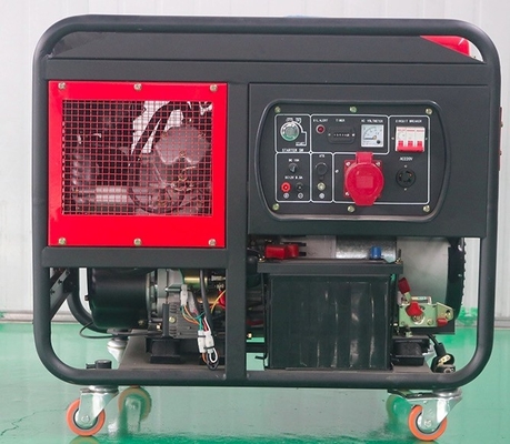 موتور 2 سیلندر 10kva 10kw دیزل جنراتور با چرخ خنک شده با هوا