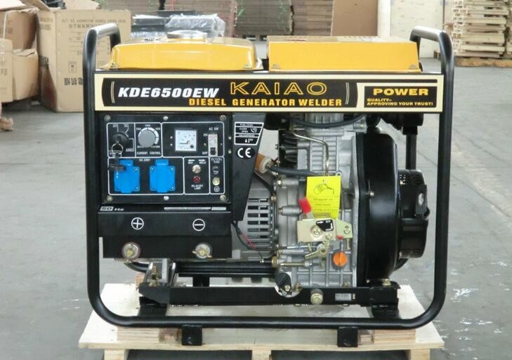 2.2kva 3600rmp دیزل ژنراتور جوشکاری، موتور ژنراتور دستگاه جوش KDE6500EW