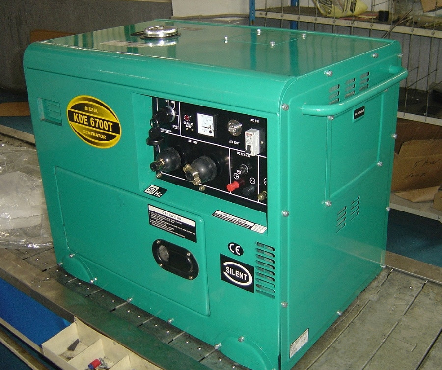 5KW Soundproof Small Diesel Generators For Home Backup , Portable Diesel Power Generator