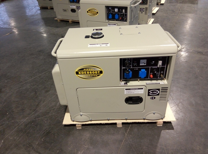 1 Phase 6000 Watt Diesel Generator , Diesel Backup Generators For Home