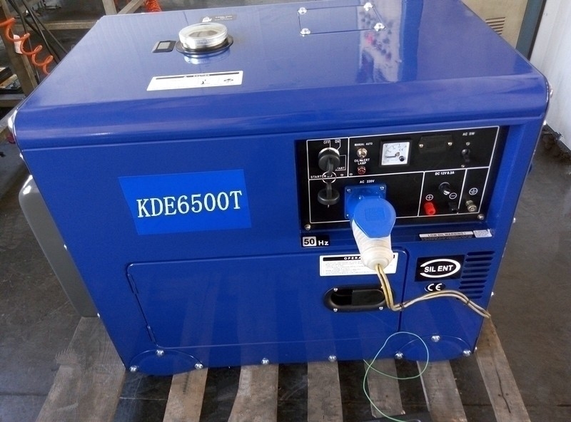 Home Use Soundproof Diesel Generator , Low Noise Diesel Generator 912*532*740mm